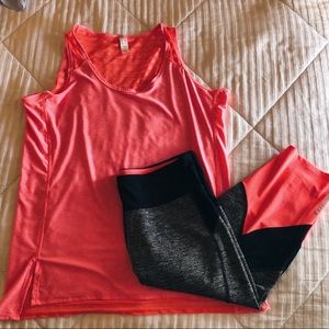 *NWOT* | Marika | Pink & Gray Workout Outfit